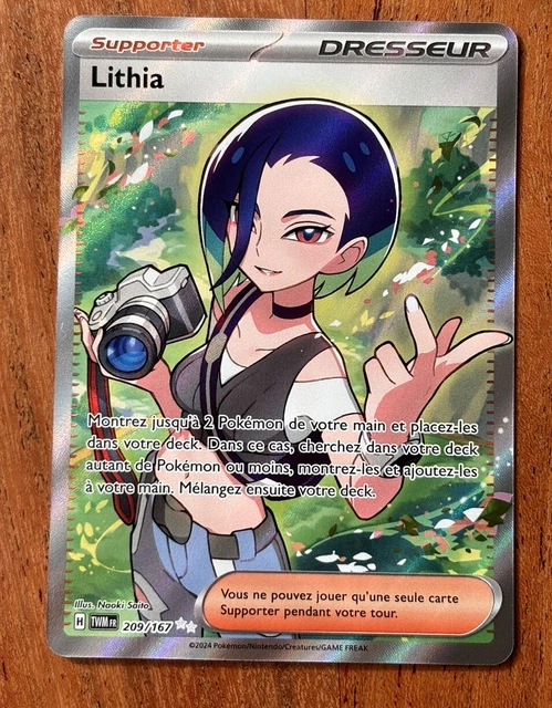Carte Pokemon LITHIA 209/167 Full Art FA EV6 Ecarlate et Violet TWM FR NEUF Carte Pokemon LITHIA 209/167 Full Art FA EV6 Ecarlate et Violet TWM FR NEUF