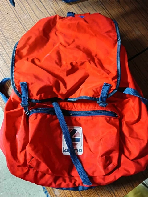 Sac à Dos Millet Vintage 70s/80s - Toile Bleue - Randonnée Escalade - Fabriqué En France