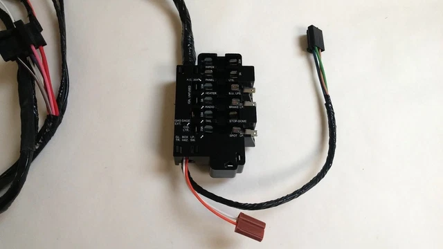 1966 CHEVY PICK Up Truck Under Dash Wiring Harness with Gauges AT MT