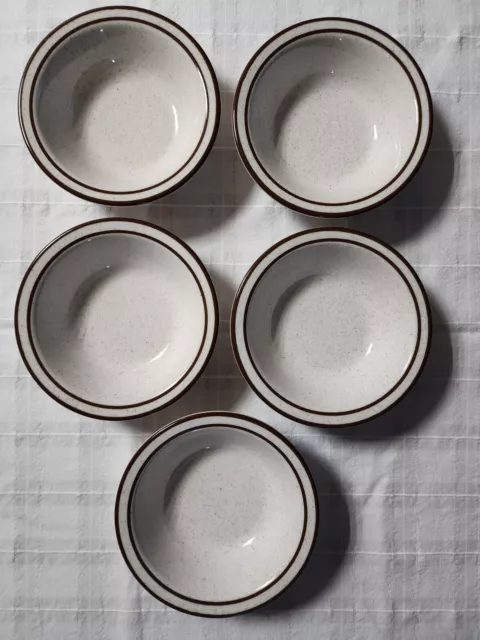 Set Of 5 Vintage Syracuse China Restaurant Ware 6” Berry Fruit Bowls Speckled