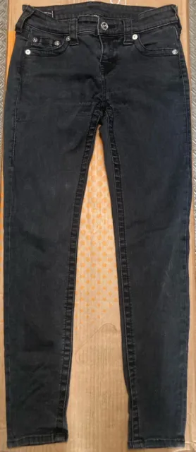 True Religion women's jeans Halle super skinny W28 L29 Black stretch Jeans
