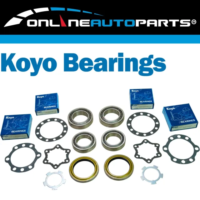 2 Front Wheel Bearing Kit for Landcruiser 100 105 Series HZJ105 Solid Axle