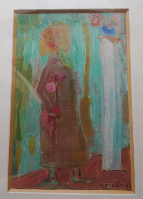 Cesare Zavattini (1902-1989) dipinto storico del 1941 Vendita No Profit
