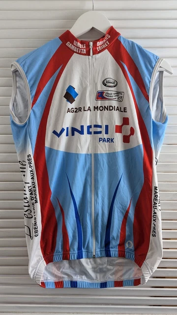 Maillot Cycliste AG2R La Mondiale BH Biemme 2008 – Homme Taille 4/L, Occasion