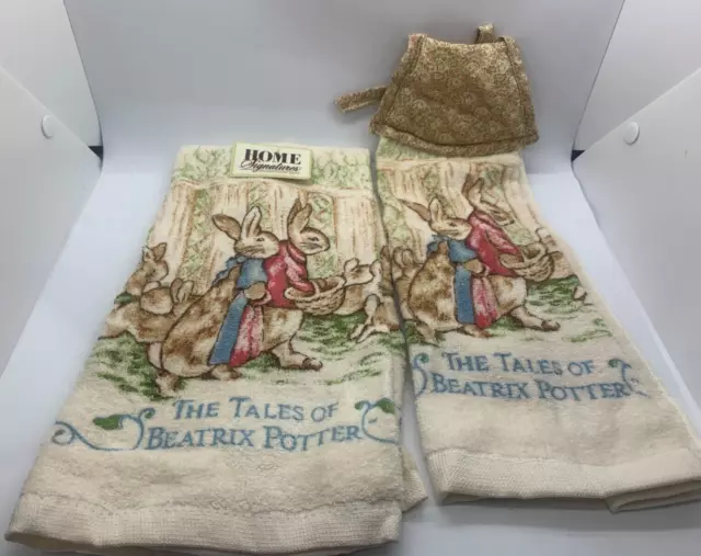 https://www.picclickimg.com/WEwAAOSwZWdk5QuG/2-Peter-Rabbit-Kitchen-Towels-Beatrix-Potter-Home.webp