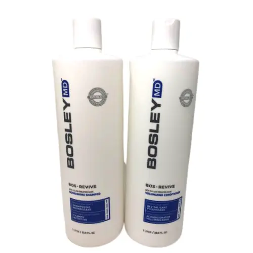 Bosley MD Revive Shampoo & Conditioner for Non Color-Treated Hair 33.8 oz Duo