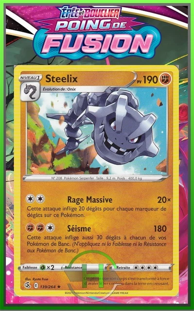 Steelix - EB08:Fusion Fist - 139/264 - New French Pokemon Card
