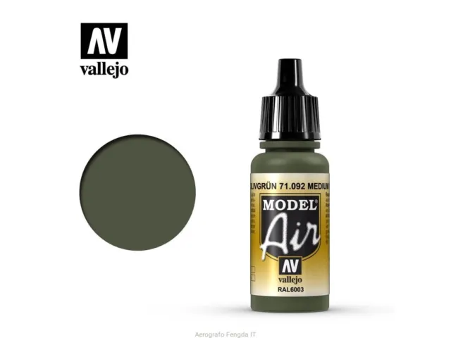 VALLEJO MODEL AIR 71092 - MEDIUM OLIVE - ACRILICO 17ml