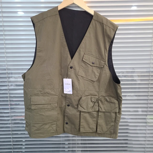 yeedison Men's vests,Windproof Sleeveless Jacket for Travel Hiking Running Golf