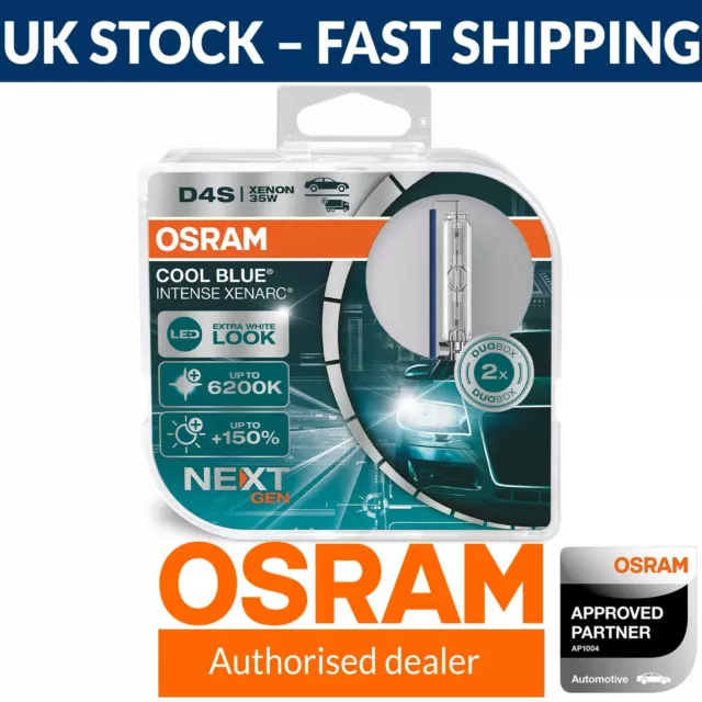  OSRAM Xenarc Night Breaker Laser D2S Xenon Car Headlight Bulbs  (Twin) : Automotive