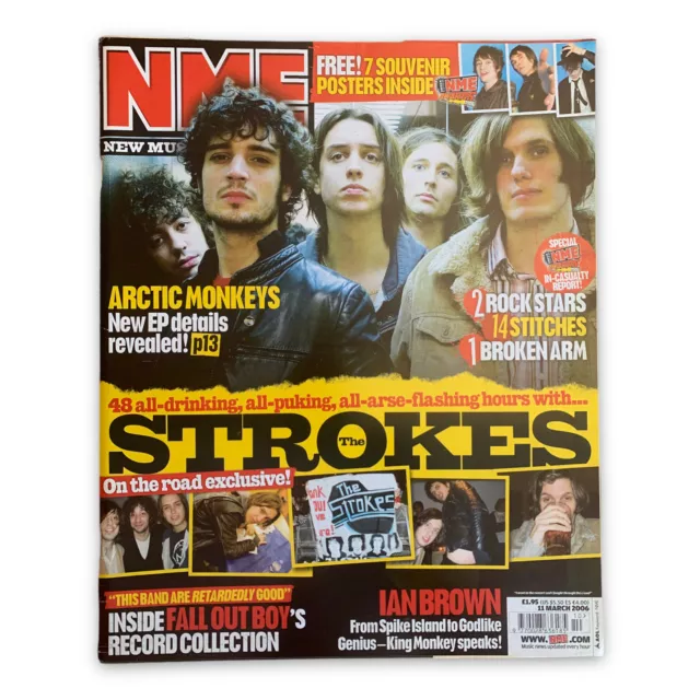 NME 11 March 2006 The Strokes Arctic Monkeys Fall Out Boy Ian Brown Dirty Pretty