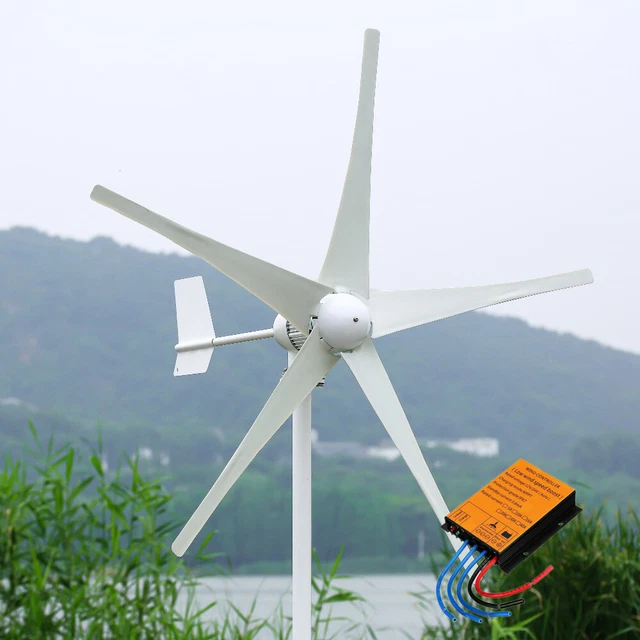 1500W 12V 24V 48V Windkraftanlage Windgenerator Wind Turbine Windrad ...