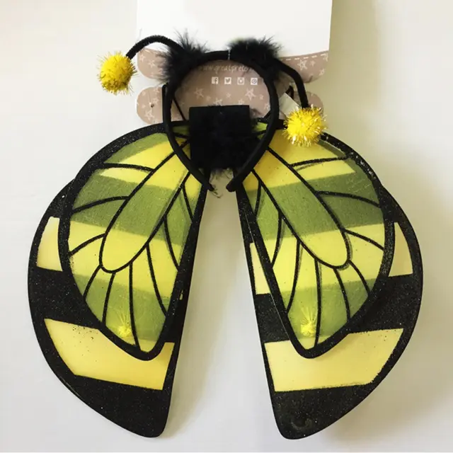 Bee Wing Headband for Kids Cosplay Headband for Nightclub Carnival