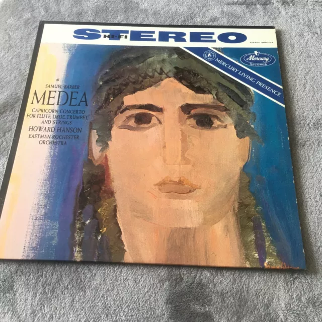 Samuel Barber Medea Capricorn Concerto Vinyl LP 1960 Mercury Living Presence