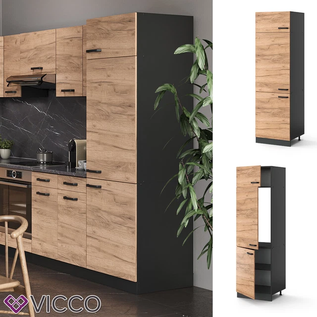 Elément haut de cuisine R-Line Blanc Haute brillance 60cm Vicco | Blanc