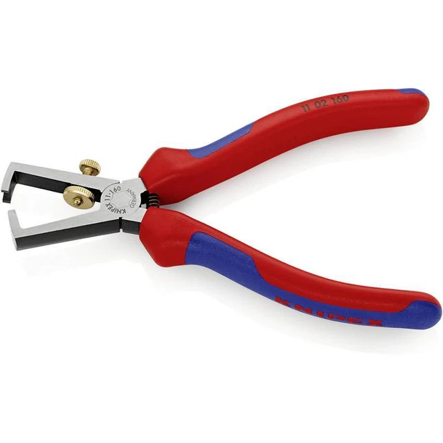 Knipex Pinza spelacavi 10 mm� (max) 7 awg (max) 5 mm (max) Per 11 02 160