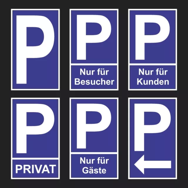 Schild Parkplatz Privat Kunden Gäste Privatparkplatz Hinweis Besucher Pfeil