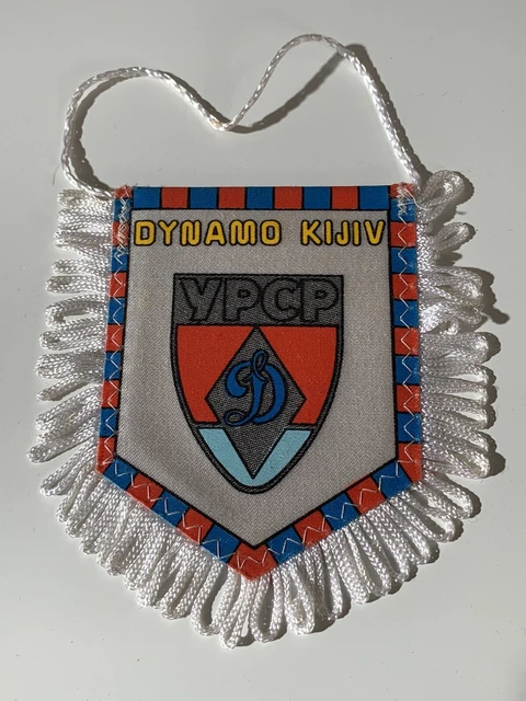 Fanion Vintage Dynamo Kiev - Banderin De Club Ukrainien - Pennant Football Collection