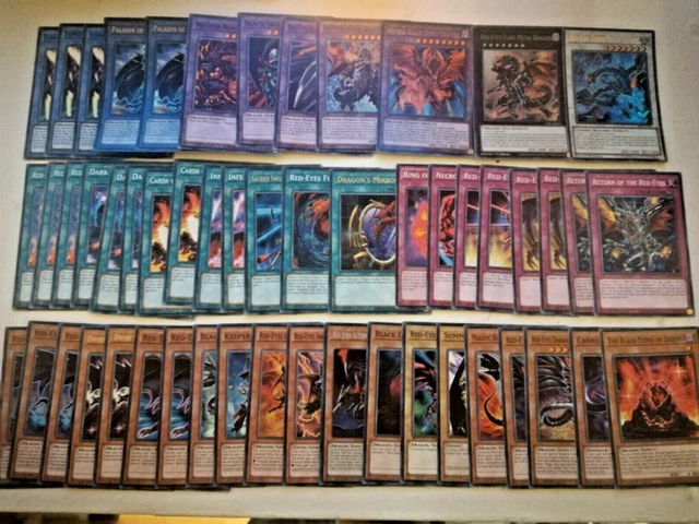 Yugioh Red-Eyes Black Dragon Deck 48 Card Main Deck 7 Card Extra Deck  £53.99 - Picclick Uk