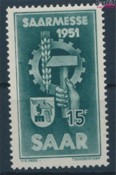 Briefmarken Saarland 1951 Mi 306 postfrisch (10214572