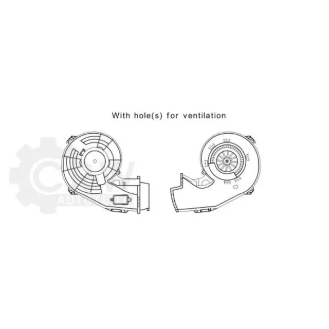 Ventilatore abitacolo motore elettrico per Opel Meriva