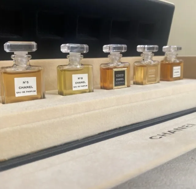 VINTAGE CHANEL EAU De Parfume Miniature Perfume Set In