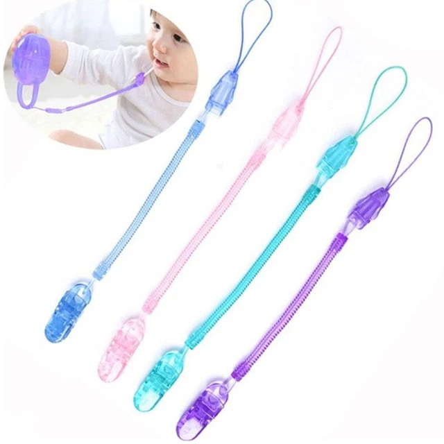 Bébé Sucette Chaîne de tétine Mamelon Sangle Dentition de bébé Clips factices