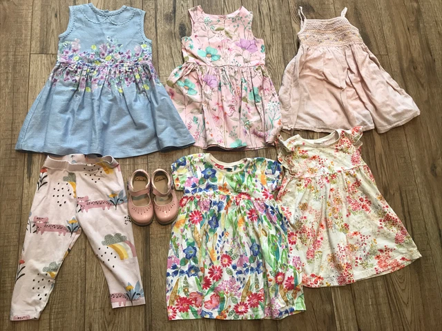 baby girls clothes 12-18 months bundle next Clark’s read postage details