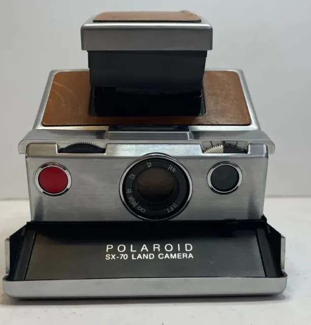 Vintage Polaroid SX-70 Land Camera Folding Instant, Brown -  Untested