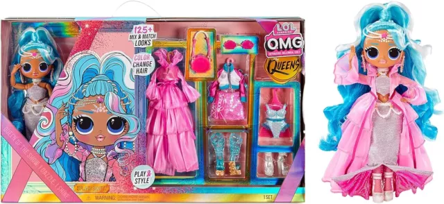 LOL OMG Queens Splash Beauty Fashion Bambola Sorpresa - Nuova con scatola - Lo stesso giorno del