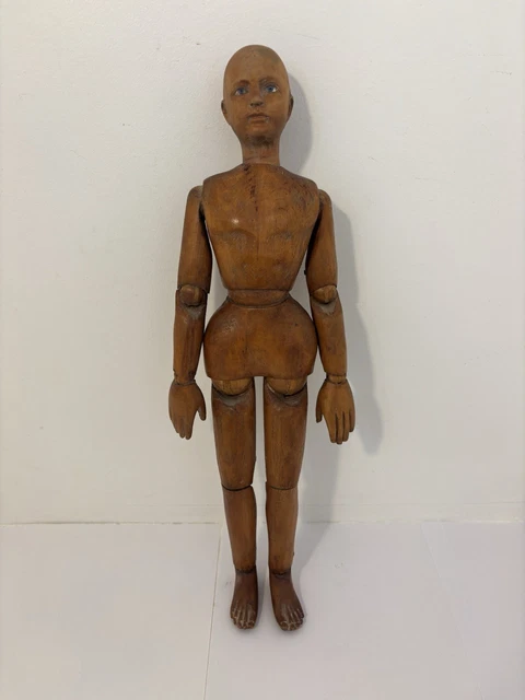 Mannequin En Bois Articulé Ancien - Modèle D'artiste 13 Pouces, Excellent état (occasion)