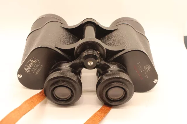 Columbia 7X50 Field Binoculars with original shoulder strap