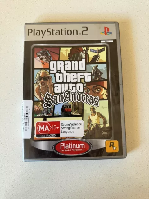 Grand Theft Auto: San Andreas (Sony PlayStation 2 PS2) *BLACK LABEL DISC  ONLY*