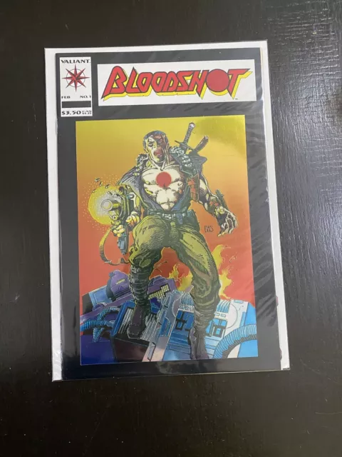 Bloodshot Comic Book #1 Foil Cover Variant 1993 Valiant Comic NM
