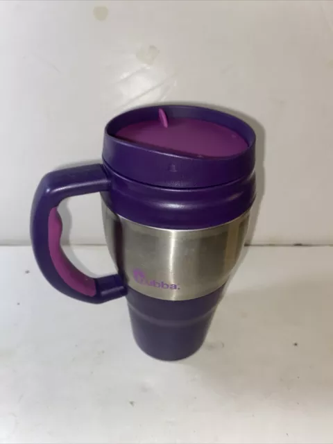 Bubba 20 Oz Travel Insulated Mug Tumbler Cup Stainless Purple