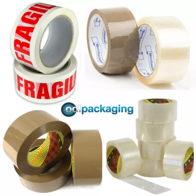 Parcel Packing Strong Cheap Adhesive Tape / Sellotape / Clear / Brown / Fragile