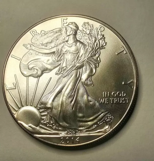 2014 Silver American Eagle 1 Oz *GEM* Brilliant Uncirculated-