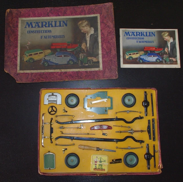 PAYA - Coffret Construction Automobiles Ancien - Jouet Rétro Collection