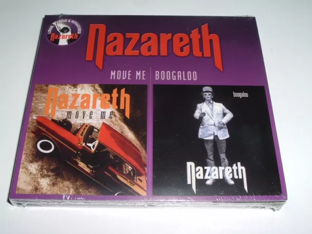 NAZARETH - MOVE ME / BOOGALOO - 2 CD Album Reissue Remastered SALVOMDCD25 (2011)