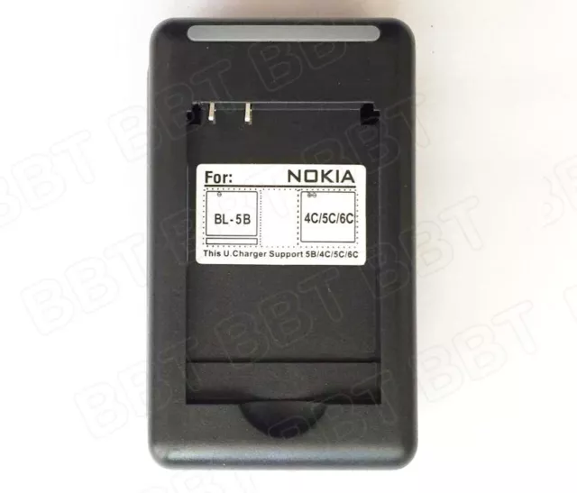 New For Nokia BL-5C/5B/4C/6C 1100 6600 6230 3220 1110 6020 5300 6101 charger