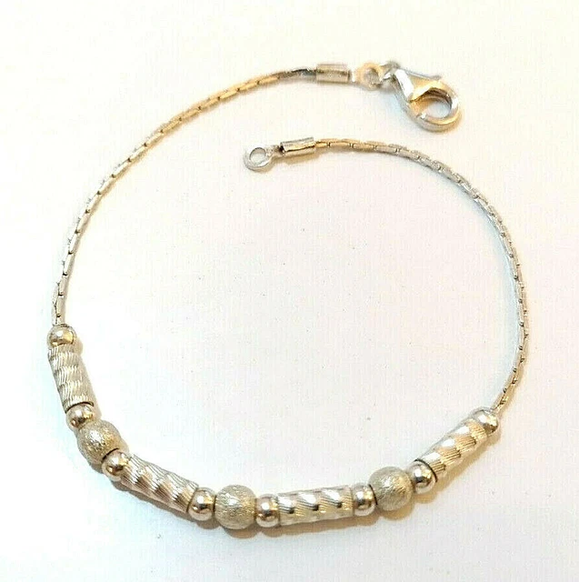 DELICATO BRACCIALE IN ARGENTO 925 L 18,4 cm