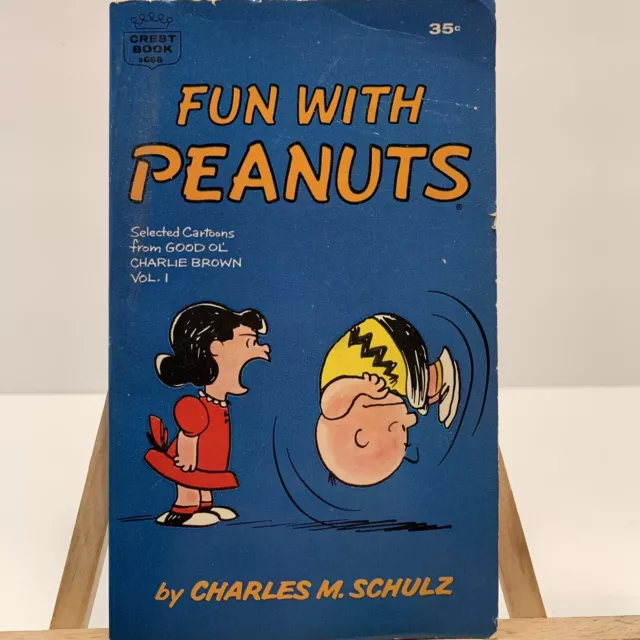 Fun With Peanuts Charles M. Schulz 1957 Comic Strip Book Charlie Brown Snoopy
