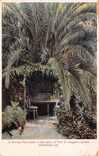 Los Angeles CA Hollywood De Longpre Mansion Home Moorish Style Vtg Postcard C22
