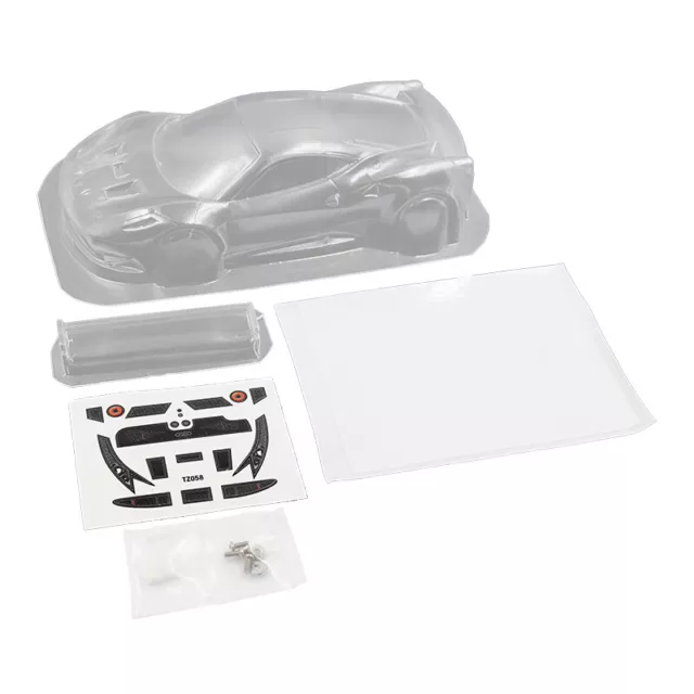 Slidelogy 1/28 Lexan Clear Body F458 98mm For Kyosho Mini-Z & Micro RC SDY-0294