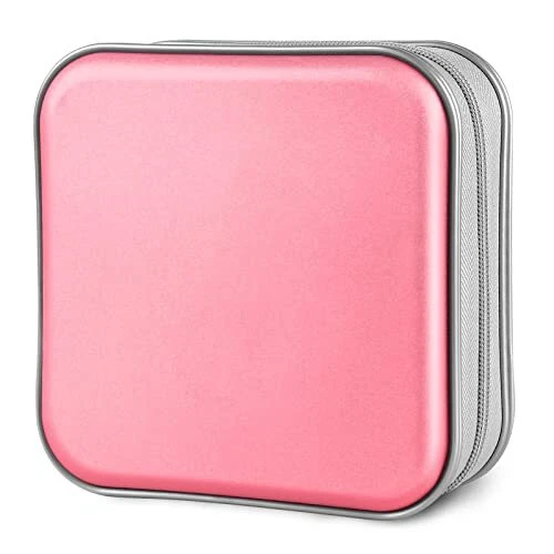 DVD Case, CD Case Holders DVD Binder Wallet Hard Plastic 48 Capacity CD/DVD