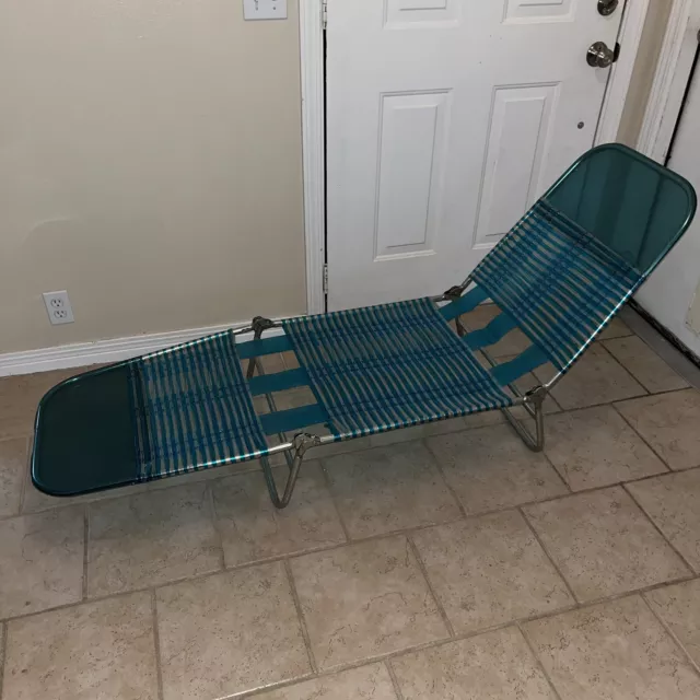 Tri fold jelly beach online lounge chair