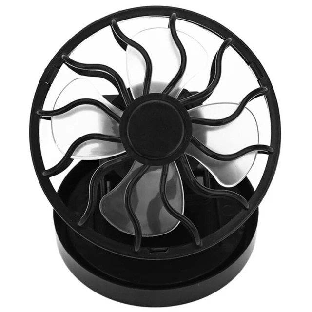 1PCS Portable  Solar Powered Fan Clip Climbing Cooling Fan Camps Wilderness3779