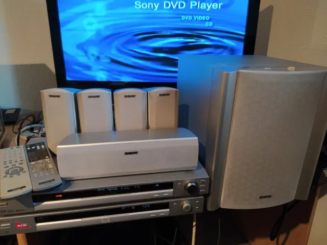 Orig. Sony STR-KSL 40 Heimkino Dolby Sourround System 5.1 + DVD Player DVP-NS330