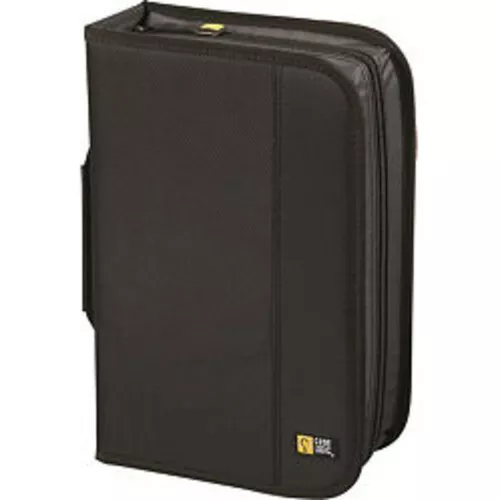 Case Logic CDW-92 CD Wallet-Holds 92 Discs or 46 With Notes - Nylon (Black) [New