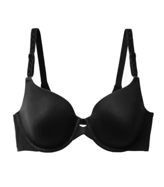 Warner’s-Full Coverage Underwire Bra (RB1691A)- Color: Black- Size: 34D- NEW!!